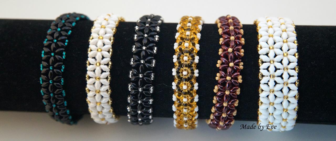bracelets with superduo beads