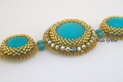 bead embroidery bracelet