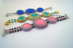 bead embroidery bracelet