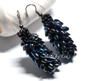 bead crochet earrings