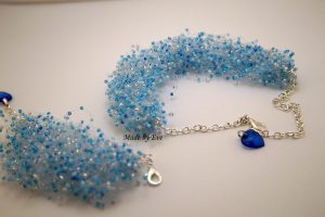 necklace like a blue mist