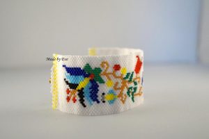 Bracelet with a Kashubian pattern