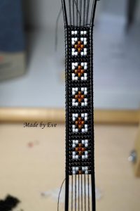 Men's bracelet on a loom