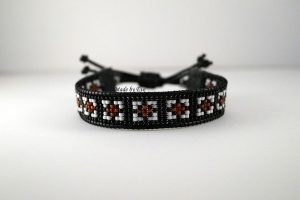 Men's bracelet on a loom