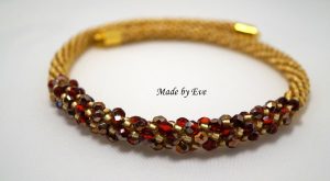 red and gold necklace