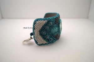 Embroidered bracelet 