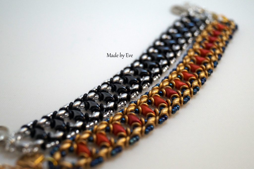 Bracelet with diamond beads